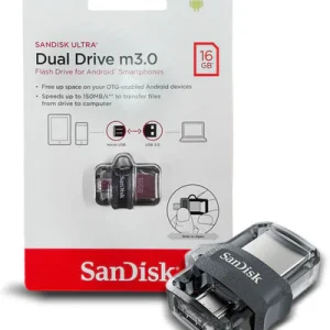 PENDRIVE 16GB SANDISK OTG DUAL DRIVE USB 3.0